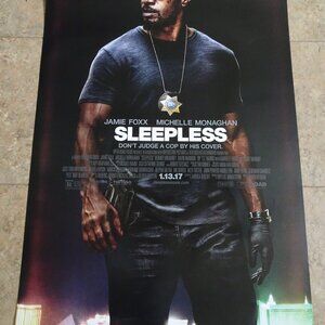 Sleepless - Movie Poster with Jamie Foxx as Vincent Downs